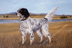 Painting of a dog